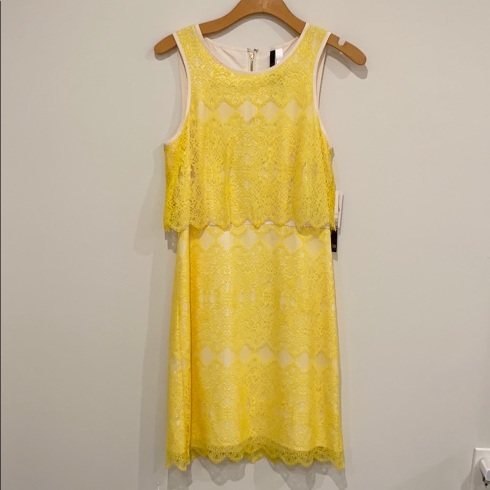 NWT Kensie Yellow Dress